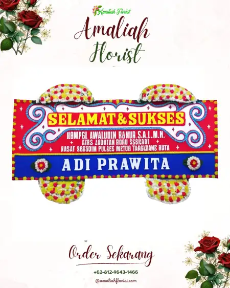 Papan Bunga Ucapan Selamat Cibadung